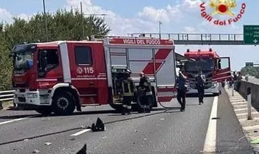 İtalya’da uçak otoyola çakıldı: 2 ölü