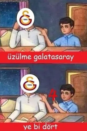 Galatasaray - Arsenal maçının capsleri