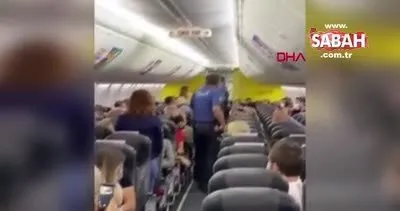 Uçakta ’taciz’ ve ’iftira’ iddiası | Video