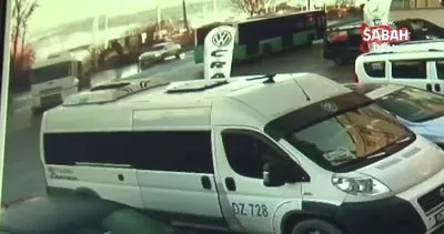 İstanbul Sultangazi’de su tankeriyle halk otobüsünün çarpıştığı kaza kamerada