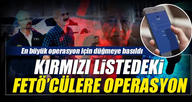 Kırmızı listedeki FETÖ’cü askerlere operasyon