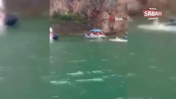 Dev kaya teknenin üzerine düşmüştü! Brezilya'daki tekne faciasından yeni görüntüler geldi. Ölü sayısı artıyor | Video