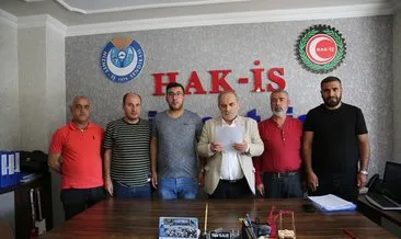 HAK-İŞ’ten belediyelerin işten çıkardığı 35 işçi için basın açıklaması