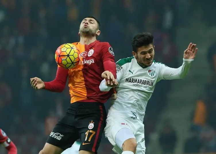 Galatasaray-Bursaspor maçından kareler