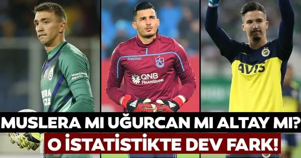 Muslera mı, Uğurcan Çakır mı, Altay Bayındır mı? O istatistikte dev fark!