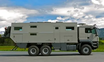 Zırhlı kamyondan lüks rezidans!