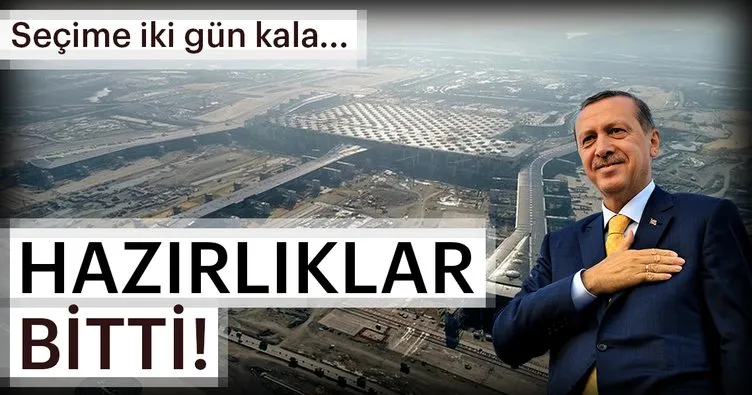 Cumhurbaşkanı Erdoğan 3. havalimanına TC-TUR’la inecek