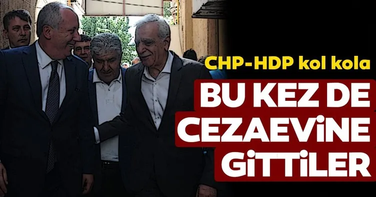 Görevden alınan başkanlara destekle yetinmeyen CHP bu kez de cezaevindeki HDP’lileri ziyaret etti