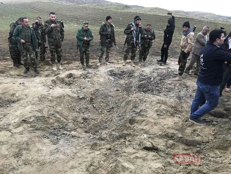 İran’ın ABD üslerine düzenlediği saldırıda füzelerin düştüğü Erbil’den ilk görüntüler geldi