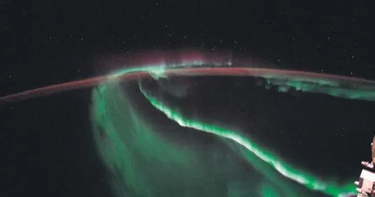 Kuzey Işıkları uzaydan böyle görünüyor
