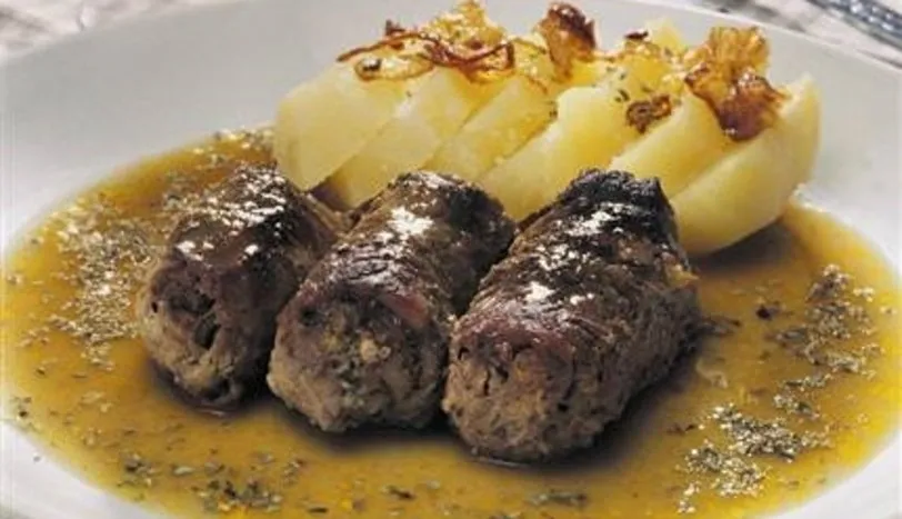 Beef Olives (Rulo Sığır Eti) (İngiliz Mutfağı'ndan) Et Yemekleri