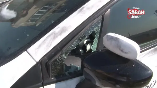 Sürücü kursu araçlarını gözlerine kestirdiler! Camlarını patlatıp teyplerini çaldılar | Video