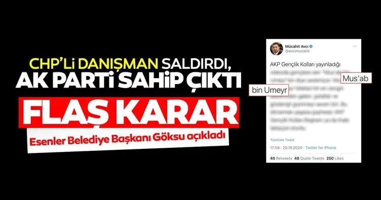 SON DAKİKA... AK Parti, CHP’li danışmanın saldırdığı sahabenin adını gençlik merkezine verdi