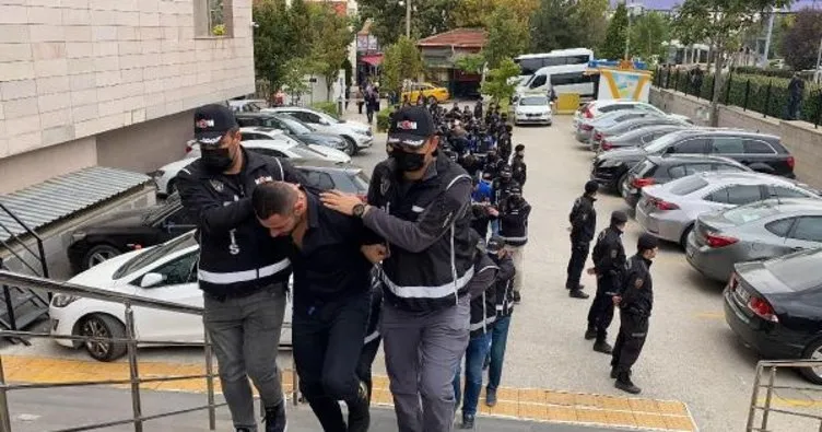 Eskişehir’de Kafes operasyonu: 25 şüpheliden 18’i tutuklandı