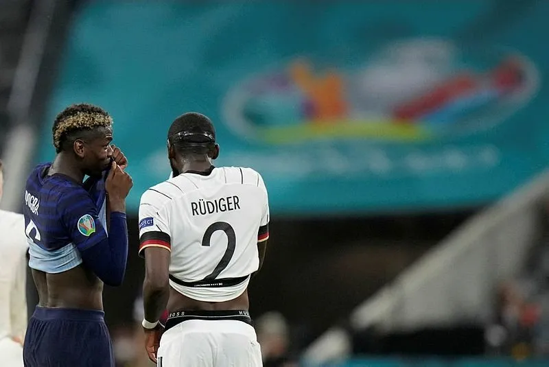 Almanya-Fransa maçında ısırık skandalı! Rüdiger Pogba'yı ısırdı... - Son Dakika Spor Haberleri