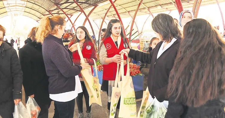 Kendileri dikip kendileri dağıttı
