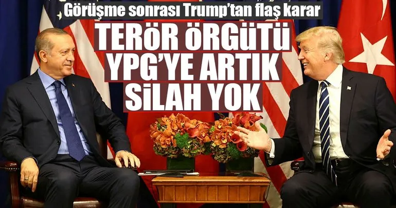 Bakan Çavuşoğlu: Trump artık YPG’ye silah desteği vermeyecek