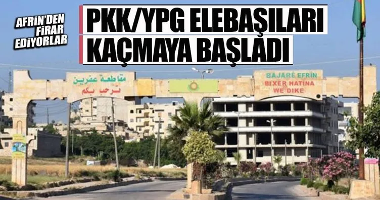 Son dakika: YPG/PKK elebaşları Afrin’den kaçmaya çalışıyor