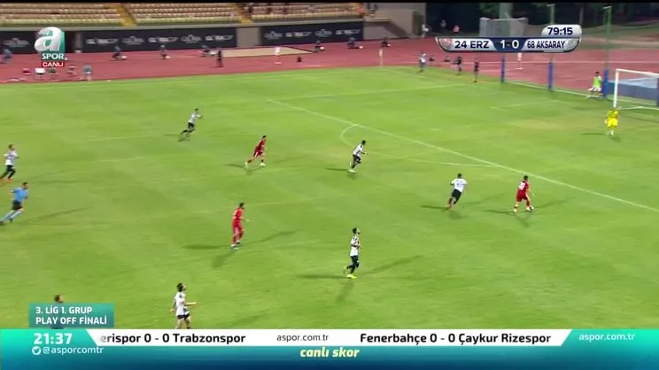 GOL | 24 Erzincanspor 2-0 68 Aksaray Belediyespor