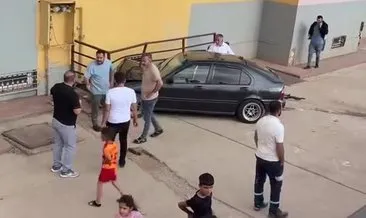 Körfez'de facianın eşiğinden dönüldü! Otomobil okul bahçesine uçtu #kocaeli