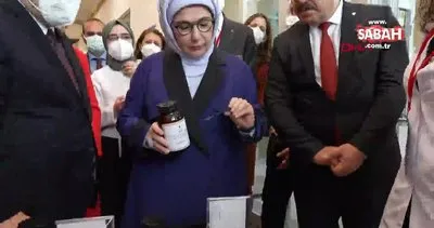 Emine Erdoğan TÜBİTAK Marmara Araştırma Merkezi’ni ziyaret etti | Video
