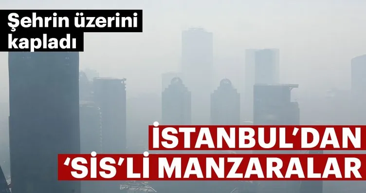 İstanbul’da yoğun sis