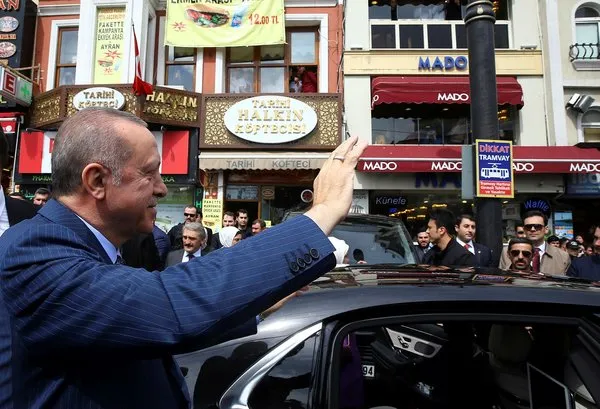 Cumhurbaşkanı Erdoğan tarihi köfteciye gitti