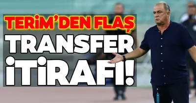 Son dakika haberi: Fatih Terim’den transfer itirafı!