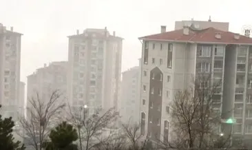 Son dakika: Ankaralılar şaşkına döndü! Dolu ve kar yağışı...