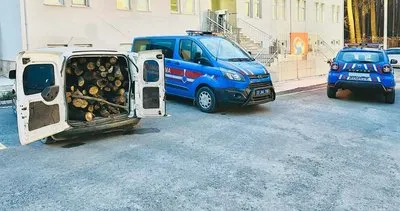 Alanya’da 1 ton odun çalan şüphelileri jandarma yakaladı #antalya