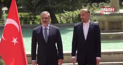 Dışişleri Bakanı Fidan, İranlı mevkidaşı Abdullahiyan ile bir araya geldi | Video