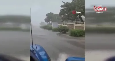Dominik Cumhuriyeti’ni Fred Fırtınası vurdu, caddeler göle döndü | Video
