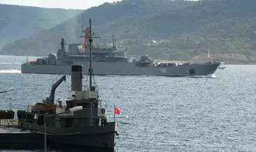 Rus savaş gemisi ’Novocherkassk’ Çanakkale Boğazı’ndan geçti