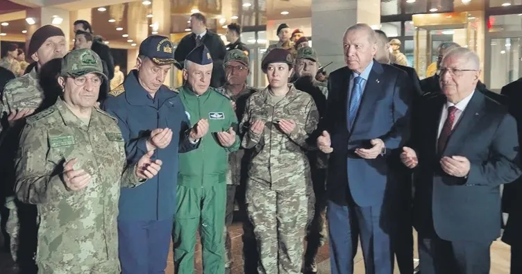 Erdoğan Halisdemir’in kızıyla dua etti