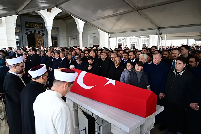 Dündar Ziya Gültekin’e veda… Cenaze törenine Başkan Recep Tayyip Erdoğan da katıldı