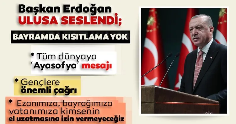 SON DAKİKA: Başkan Erdoğan’dan Kurban Bayramı mesajı!