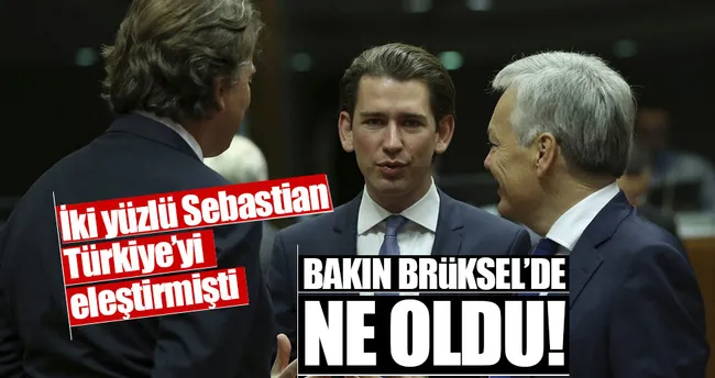 Sebastian Kurz, Brüksel’de yalnız kaldı