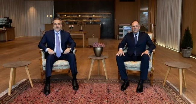 Bakan Fidan, Yunan mevkidaşı Georgios Gerapetritis ile baş başa görüştü