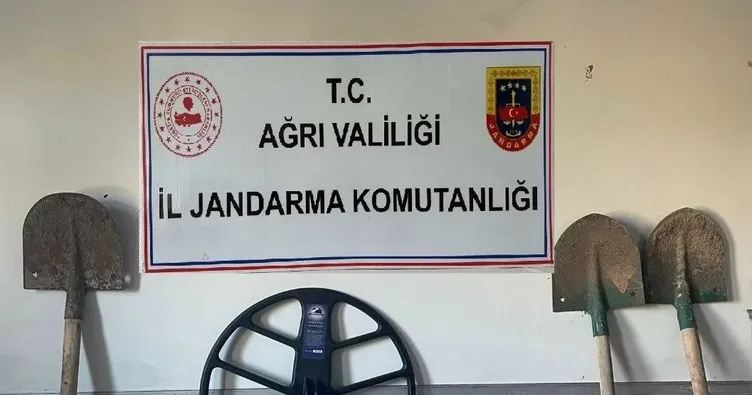Ağrı’da kaçak kazı operasyonu: 11 gözaltı