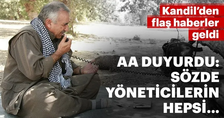 Son Dakika: PKK'nın Kandil'deki sözde yöneticilerinin kaçtığı öğrenildi