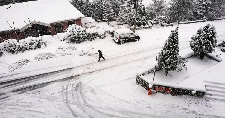 Zonguldak’ta kar yağışı devam ediyor