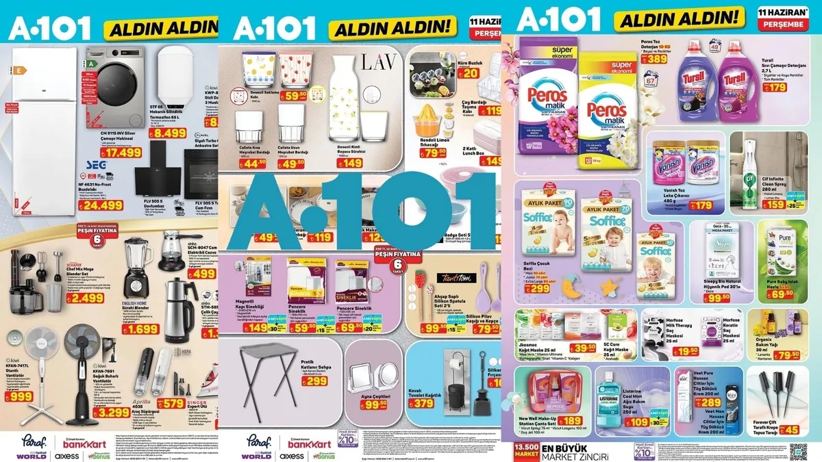 A101 AKTÜEL YENİ HAFTA KATALOĞU ÇIKTI! 💣11 Haziran A101 aktüel ürünler neler? Yaz ayına özel ürünler! – Galeri A101 AKTÜEL YENİ HAFTA KATALOĞU ÇIKTI! 💣11 Haziran A101 aktüel ürünler neler? Yaz ayına özel ürünler! – Galeri