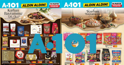 A101 aktüel kurban bayramı özel katalog: Bayram şekeri, çikolata çeşitleri... 14 Mayıs A101 aktüel ürünler neler?