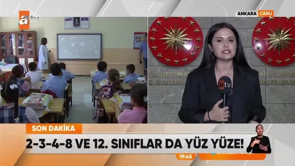 Başkan Erdoğan'dan öğrencilere müjdeli haber. Hangi sınıflar yüz yüze eğitme başlıyor? | Video