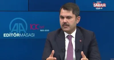Çevre ve Şehircilik Bakanı Murat Kurum’dan önemli açıklamalar | Video