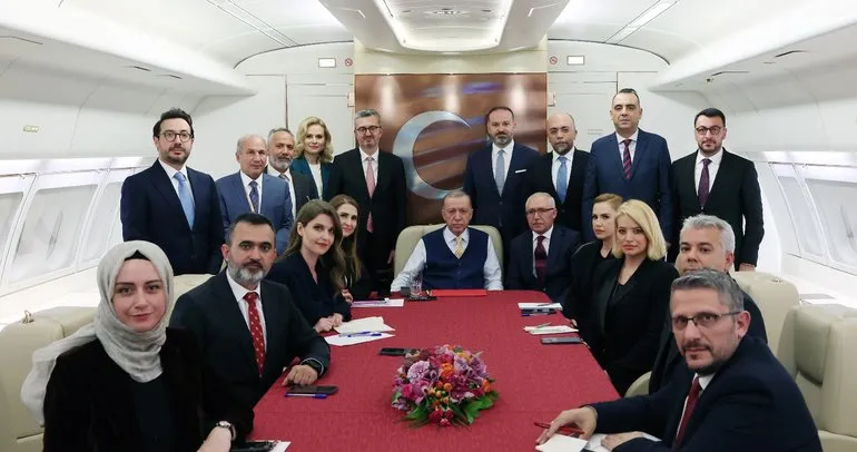 Başkan Erdoğan’dan Irak dönüşü uçakta çok net mesajlar! Terör çukurları dümdüz edilecek