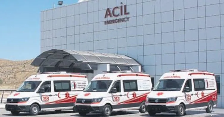 Sağlık ordusuna ambulans takviyesi