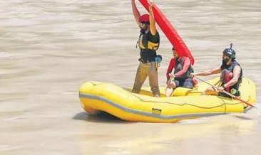 Zap Suyu’nda rafting heyecanı