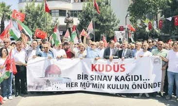 Vicdanlı yüreklerden Gazze yürüyüşü