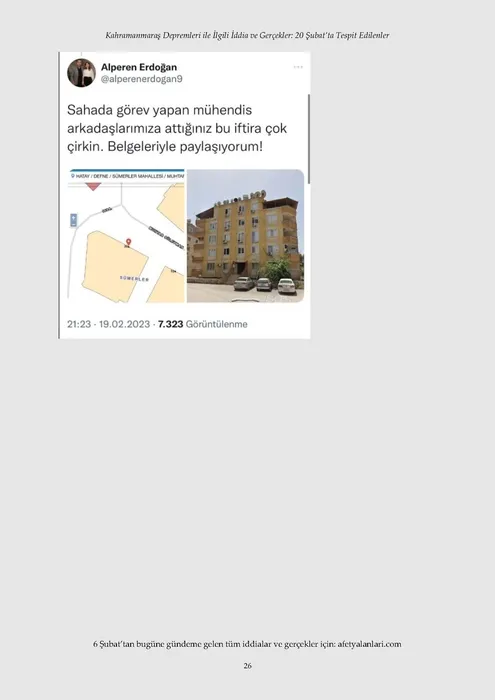 Son dakika: Deprem yalanları ve gerçekler! Kahramanmaraş, Pazarcık, Elbistan, Hatay...